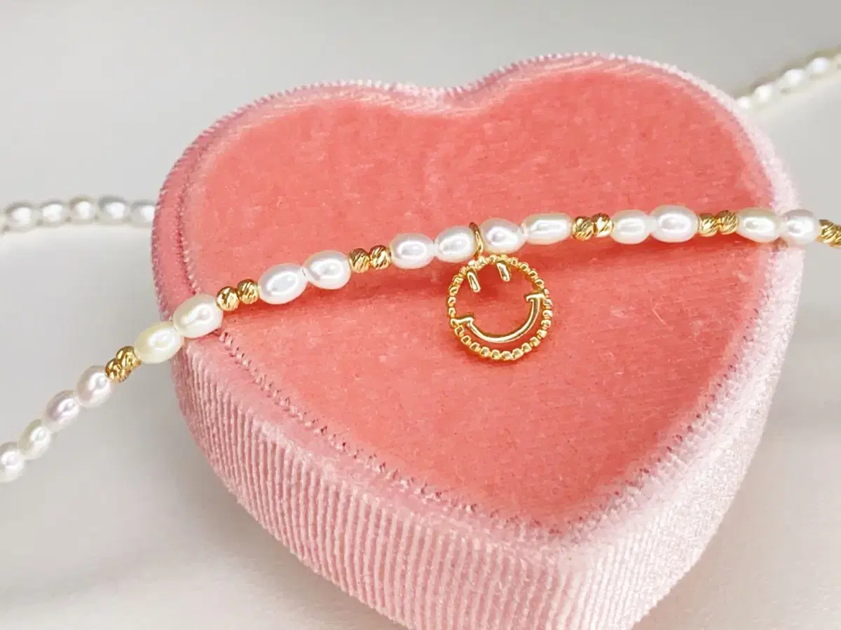 14k necklace Natural freshwater pearl smile necklace The biggest hit of the summer season!!!