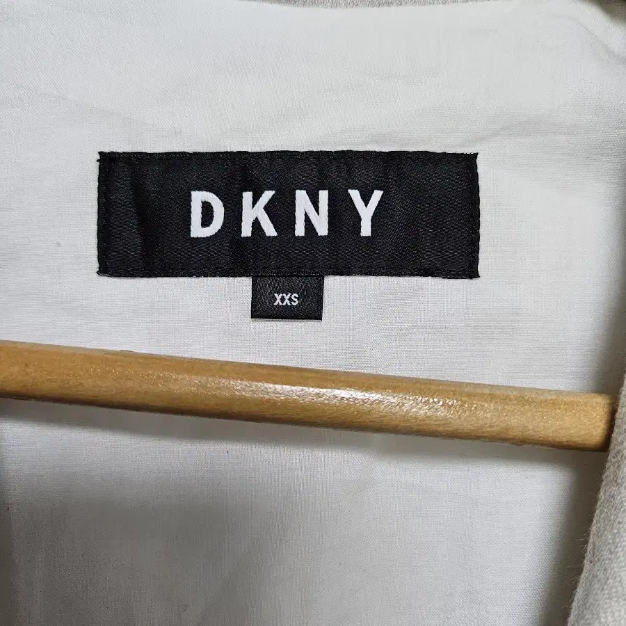 1(55-슬림66) 한섬 DKNY 헤링본 린넨 롱 자켓