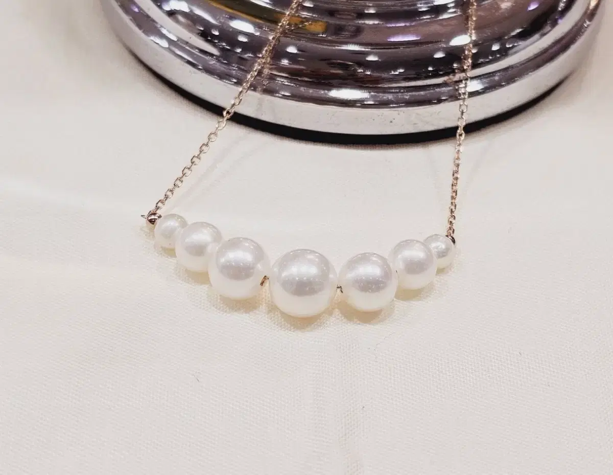 14K natural freshwater pearl necklace lee yeoreum hottest!!!