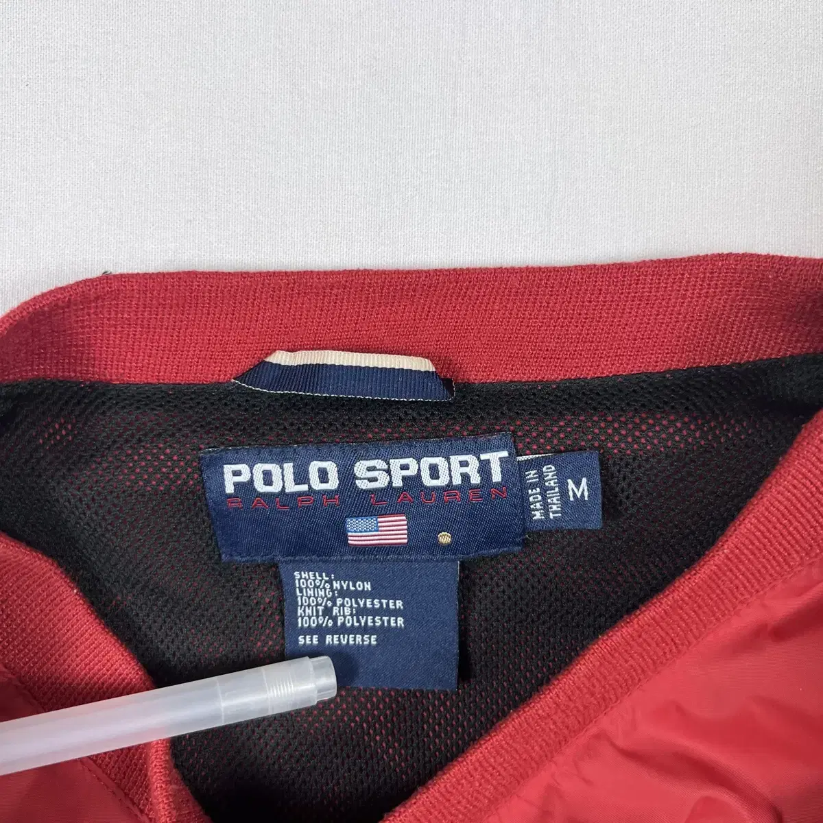 90s 폴로스포츠 polo sport 쉴드 로고 웜업 맨투맨