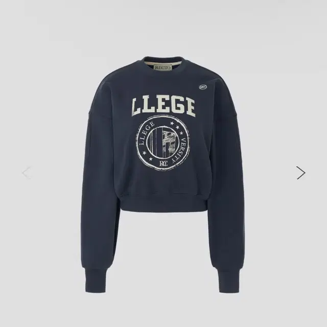 렉토 LLEGE LOGO SWEATSHIRT (NAVY)