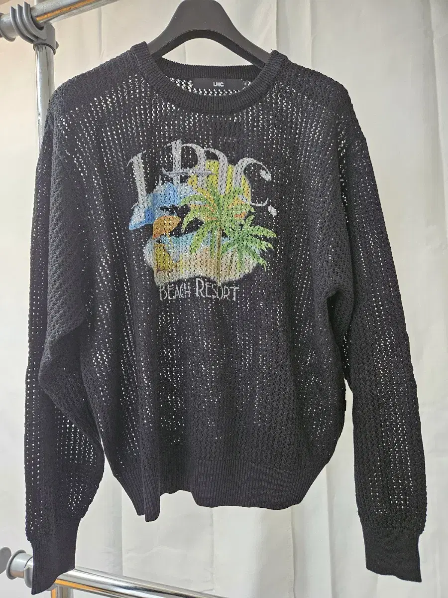 [80%]엘엠씨 RESORT MESH 니트 SWEATER