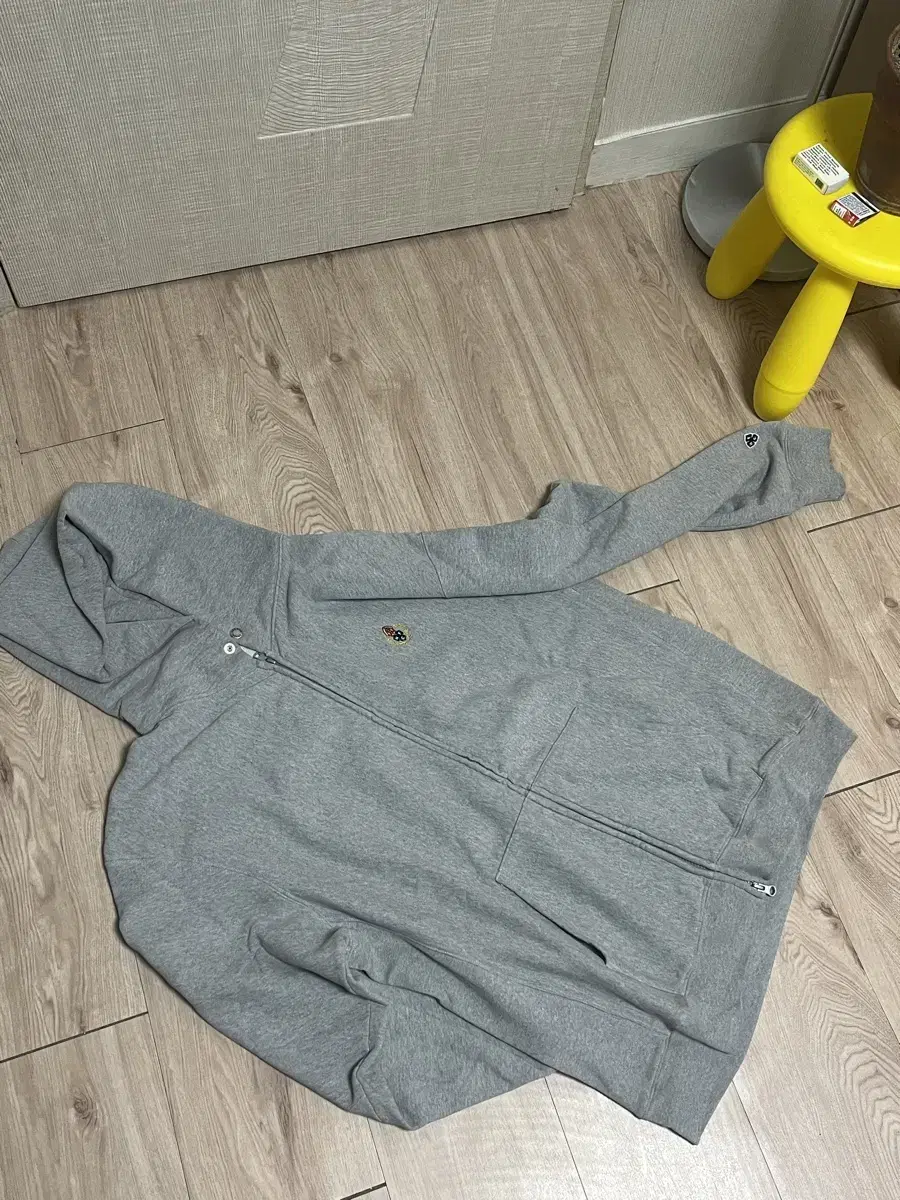 [L]Heritage Floss Hoodie Zip-up Grey