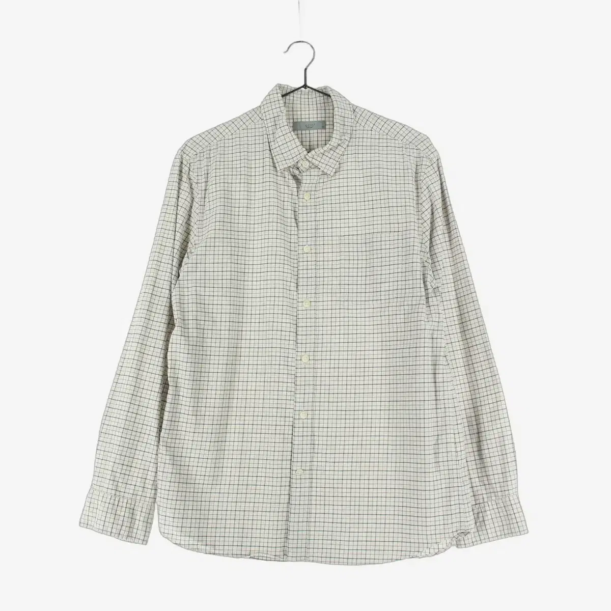 [100]Kolon Geotwo Ivory Check Shirt(SW792)