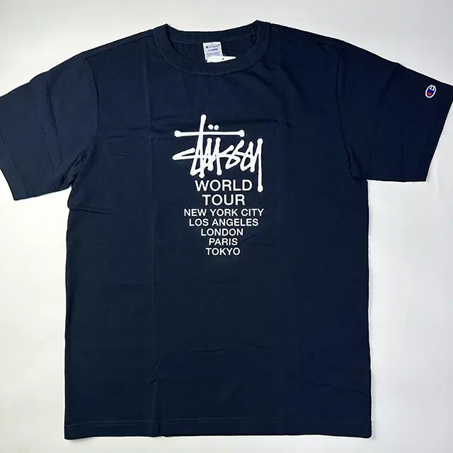 STUSSY x CHAMPION 스투시 챔피온 티셔츠