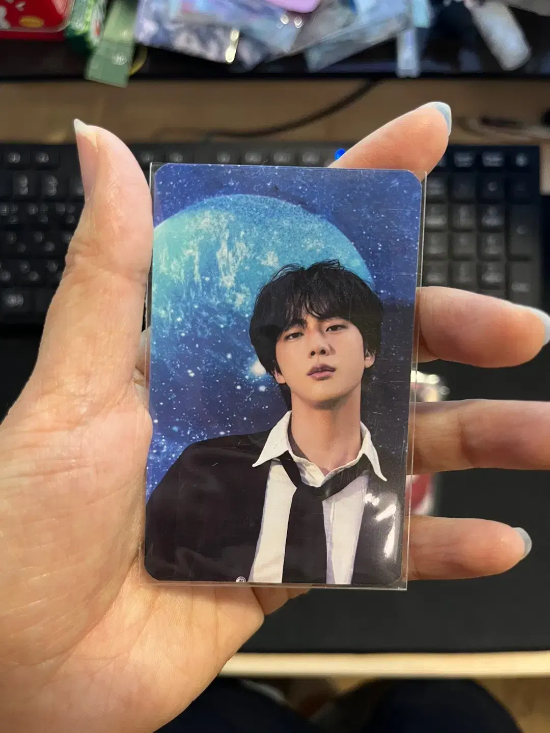 BTS jin bts Seokjin Doughnut powerstation powerstation pre-order benefit ld Photocard