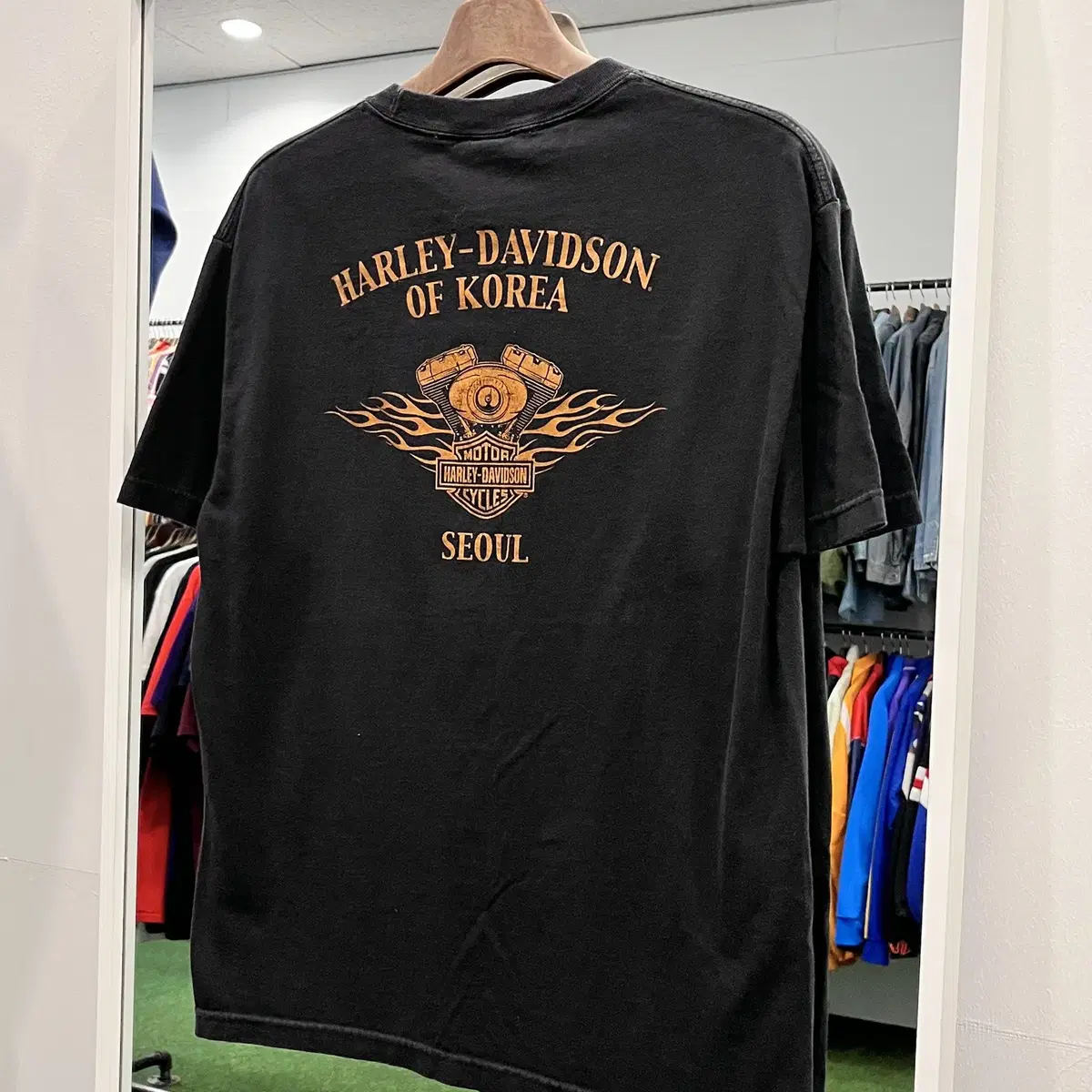 Harley-Davidson 할리데이비슨 110주년 프린팅 반팔 티셔츠