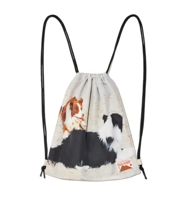 kijun drawstring bag dog print