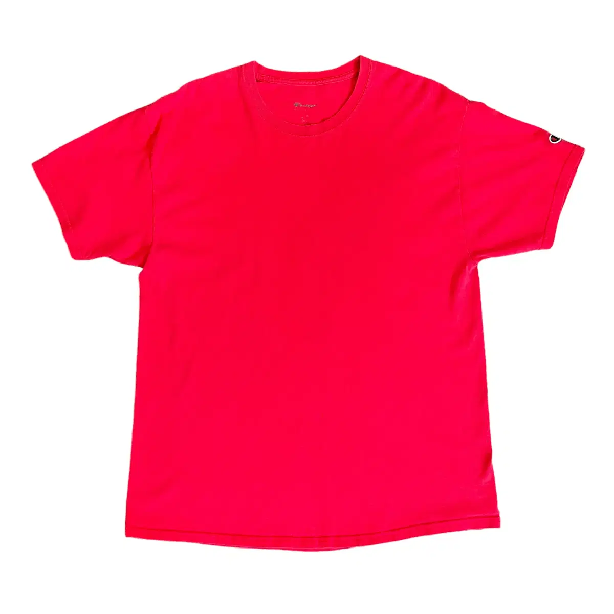 Champion Red Basic Cotton Short Sleeve T-Shirt XL