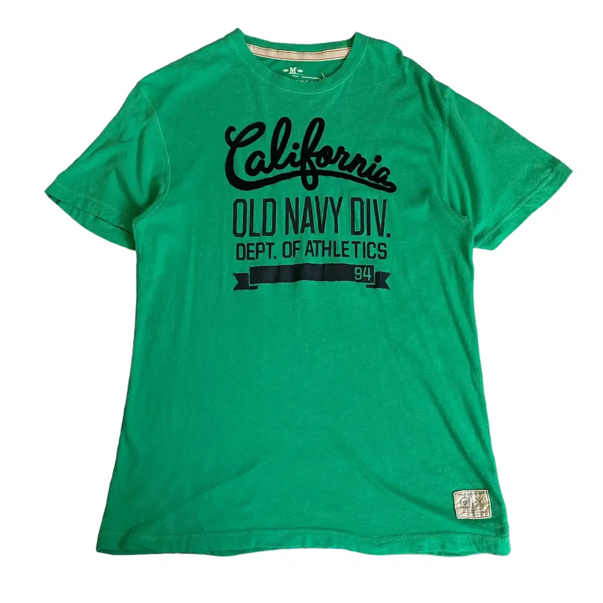 OLD NAVY Green printed short-sleeved T-shirt M