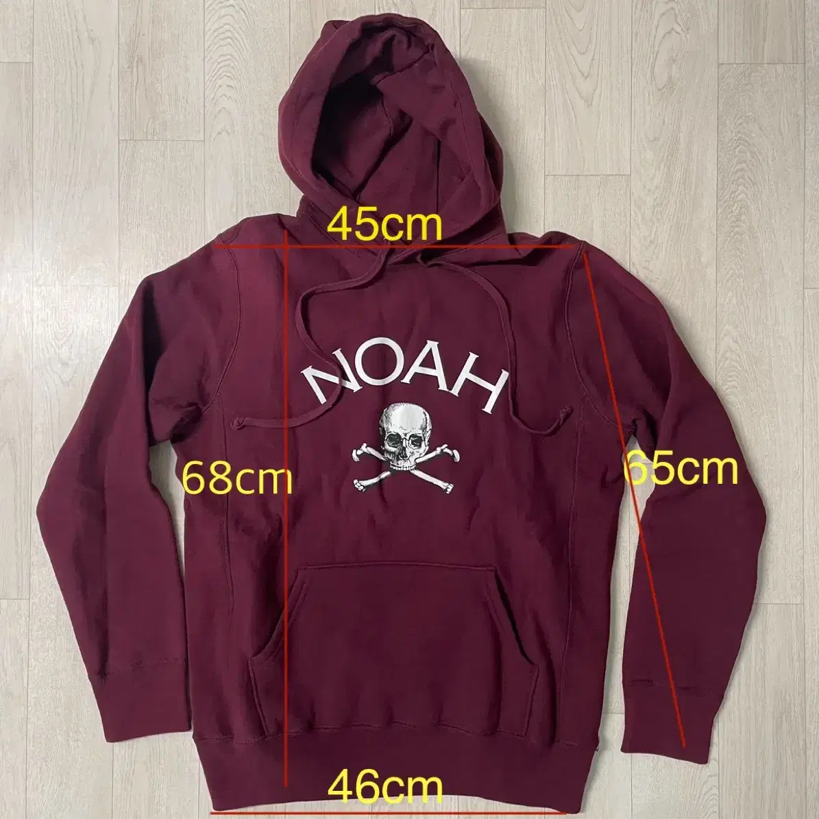 [M] 노아 스컬 후드 Noah skull hoodie