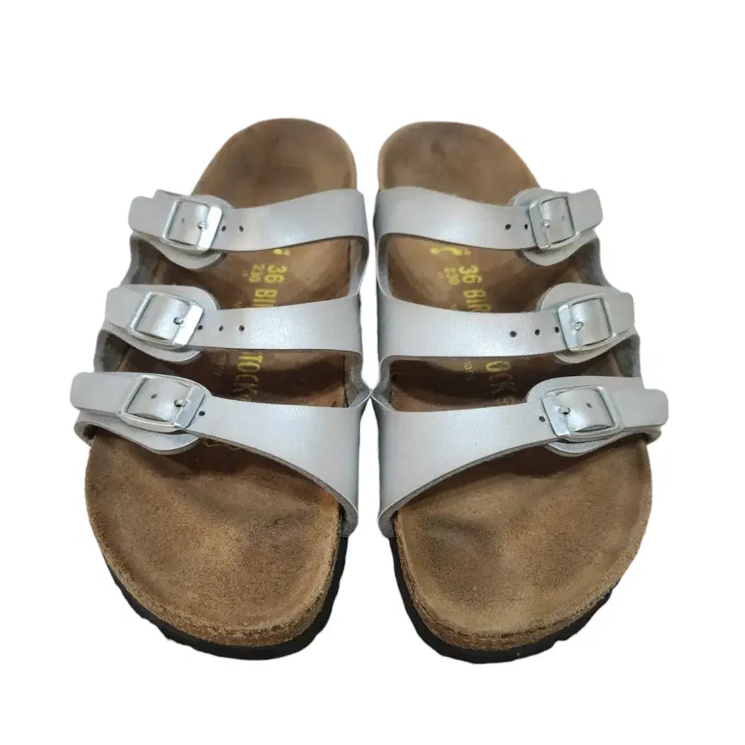 [230] BIRKENSTOCK 버켄스탁 플로리다 샌들 실버