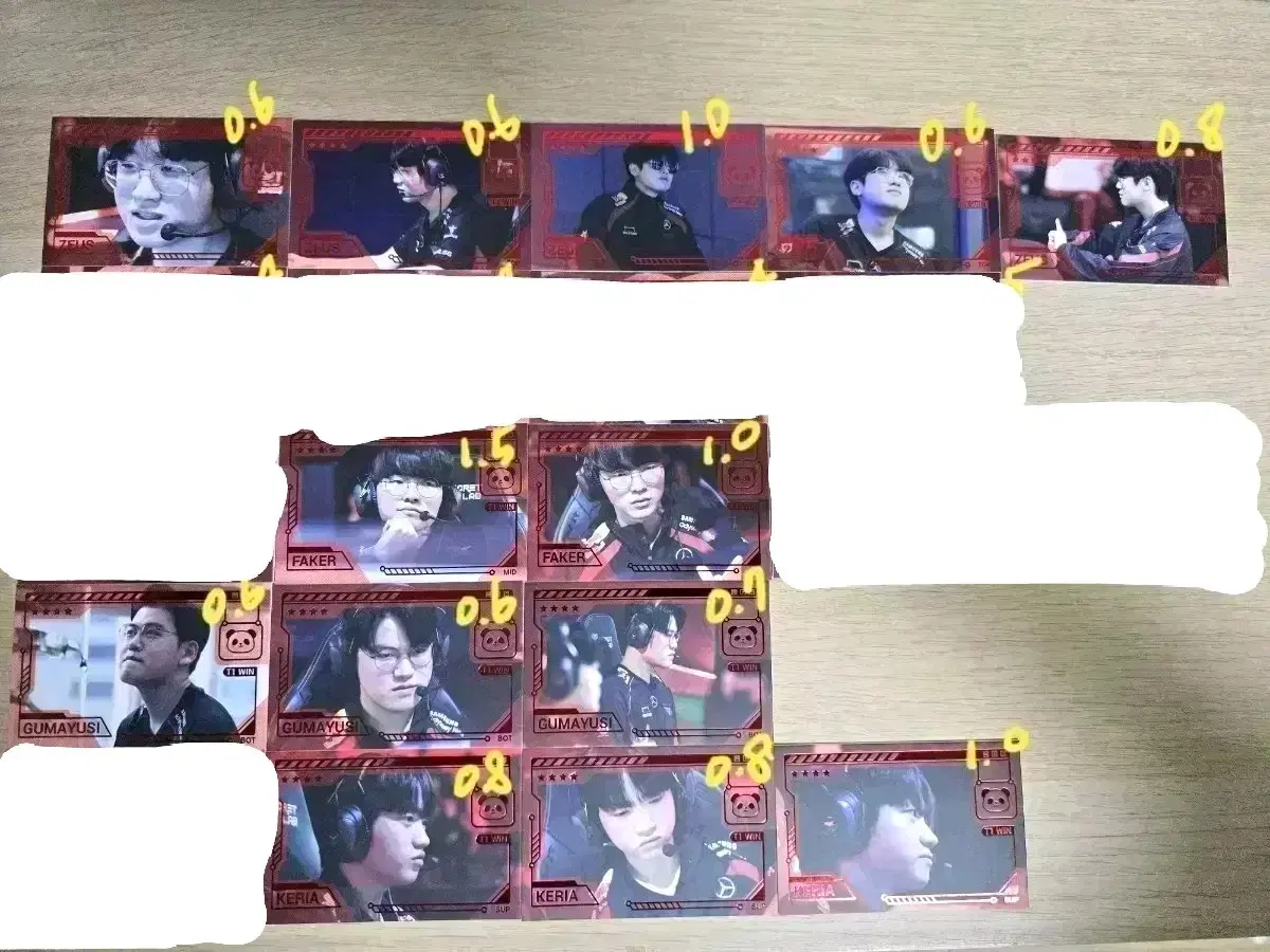 T1 Tiyuan Chengdu MSI pop up photocard for sale