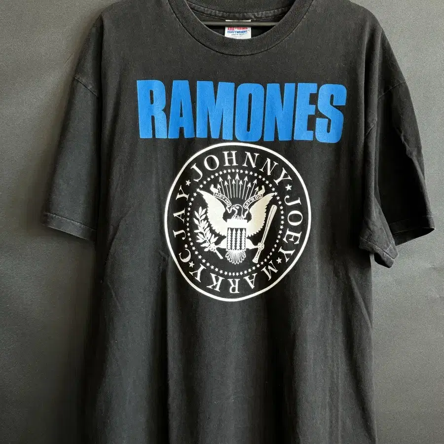 빈티지 90's RAMONES 밴드 아디오스 아미고스 티셔츠