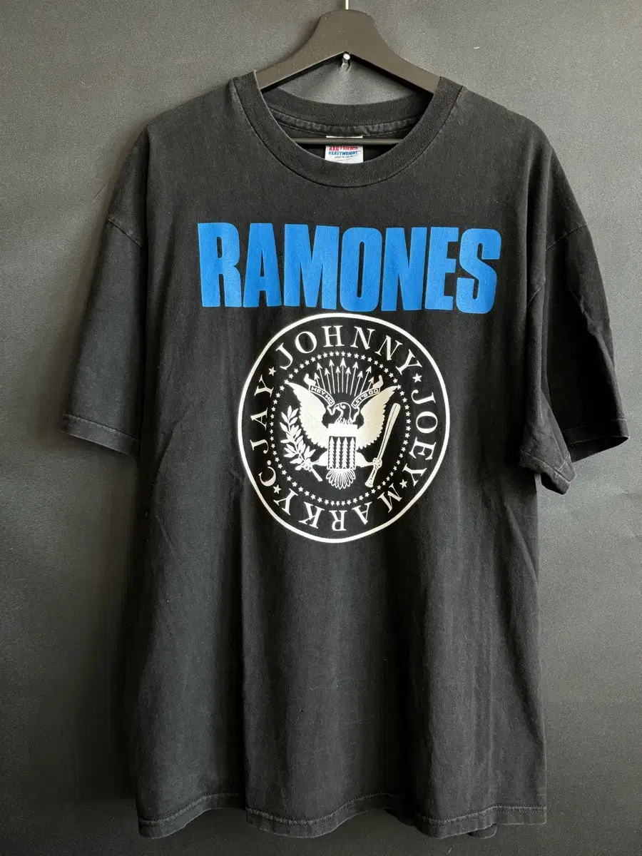 빈티지 90's RAMONES 밴드 아디오스 아미고스 티셔츠