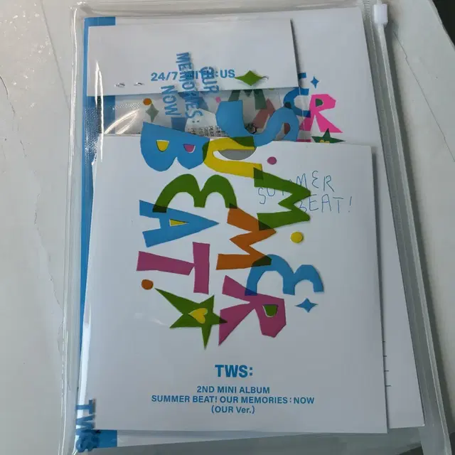 투어스 TWS 썸머비트 summerbeat 한진 포카 미개봉앨범 개봉앨범