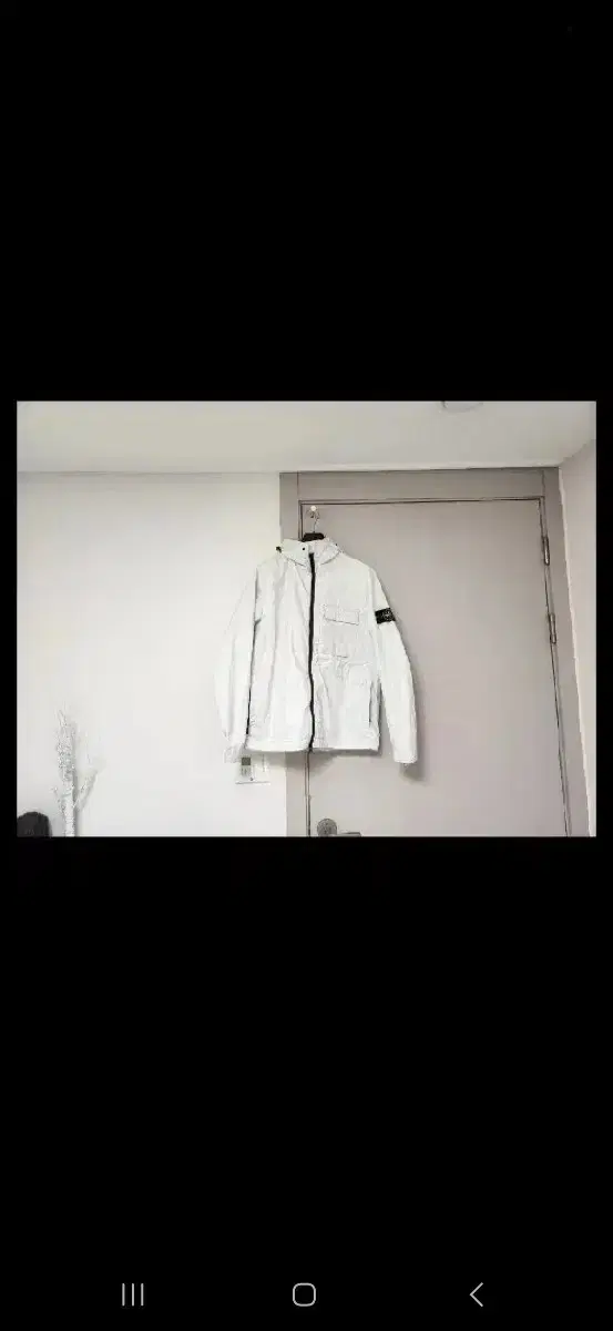 22ss stone island membrana hooded jacket ice m