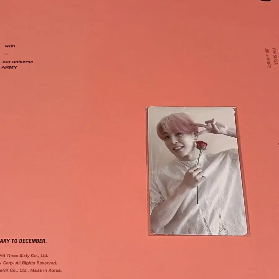 BTS 방탄소년단 2019 19메모리즈 dvd 지민포카 풀셋양도