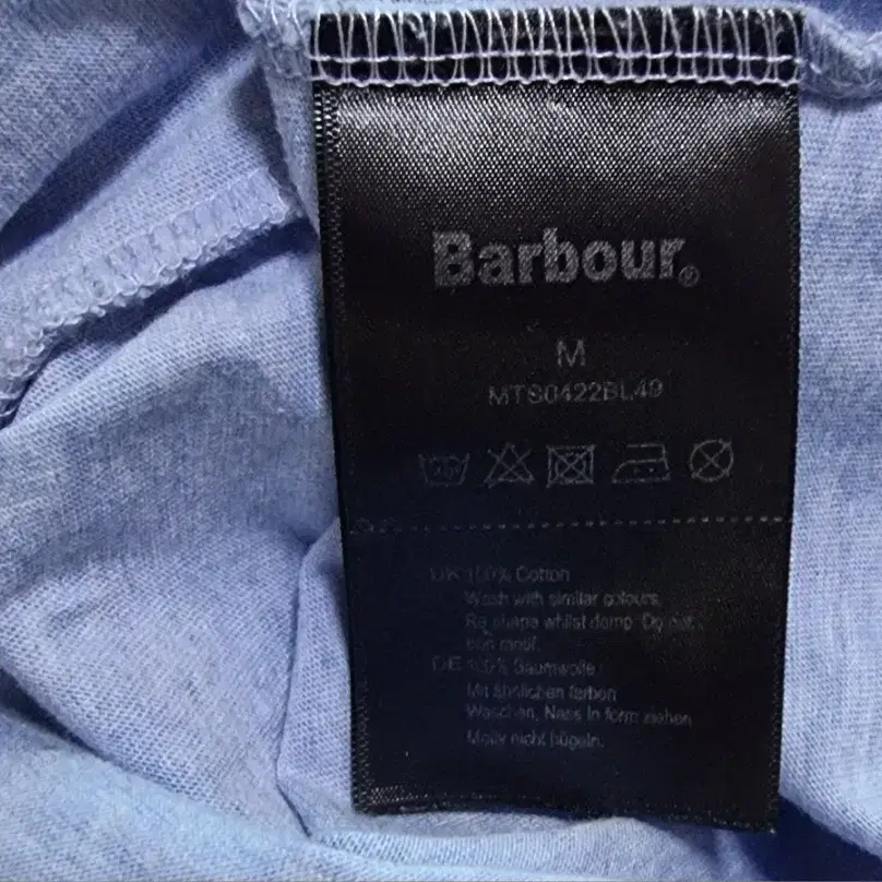 바버 barbour 반팔 티셔츠 M