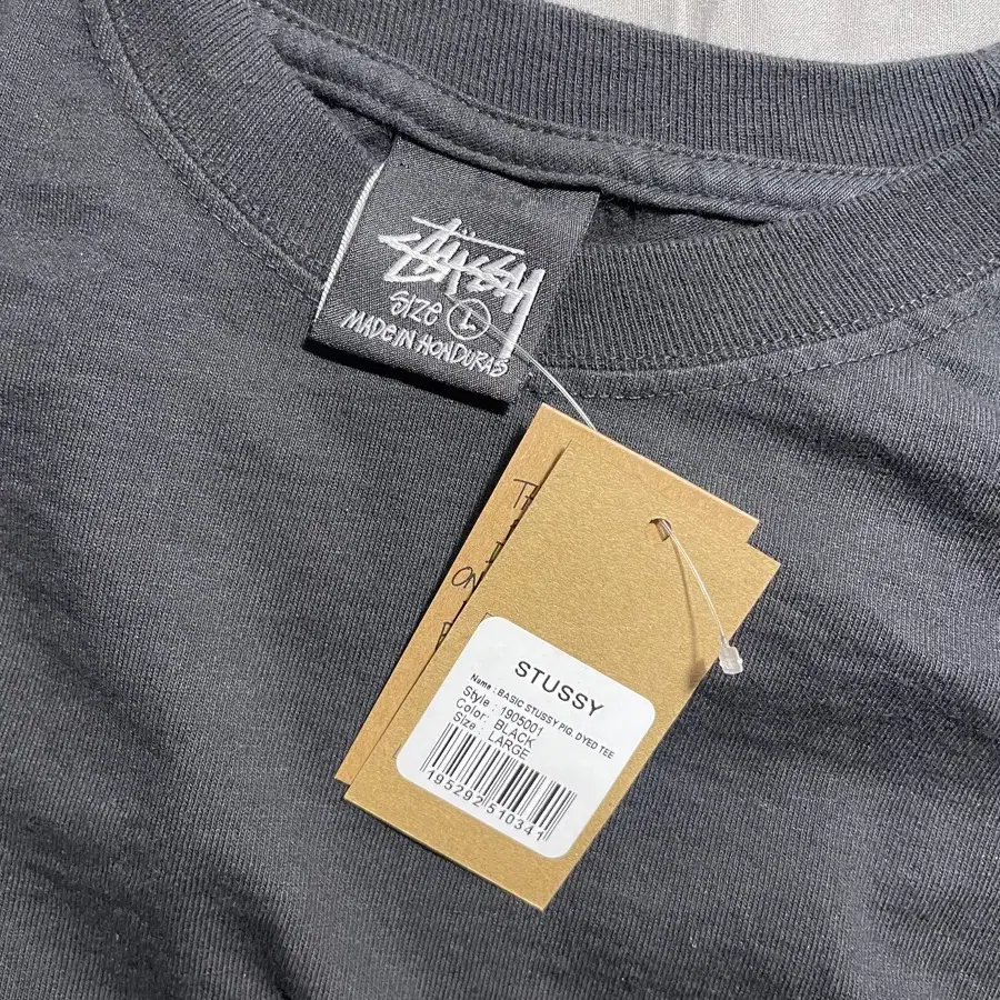 Stussy 스투시 기본 pig dyed tee 반팔