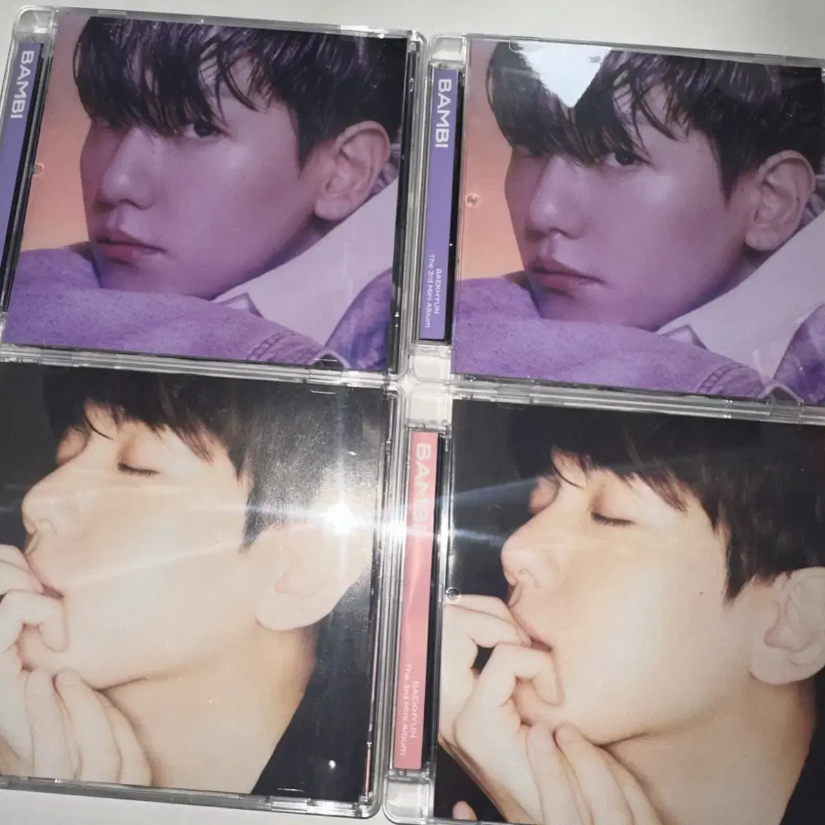 Baekhyun bamby Bulk of 4 jewel case unsealed albums