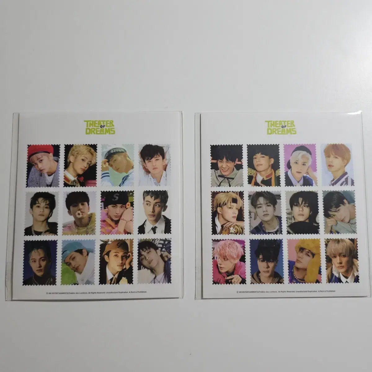 NCT Dream Theater of Light Jeno,Mark Stamp Sticker