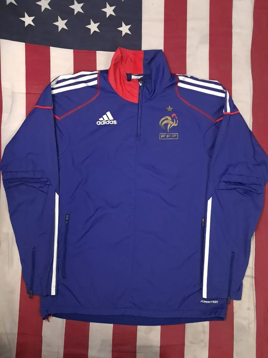 SpecialA Original Adidas France National Team Warm Up Windbreaker