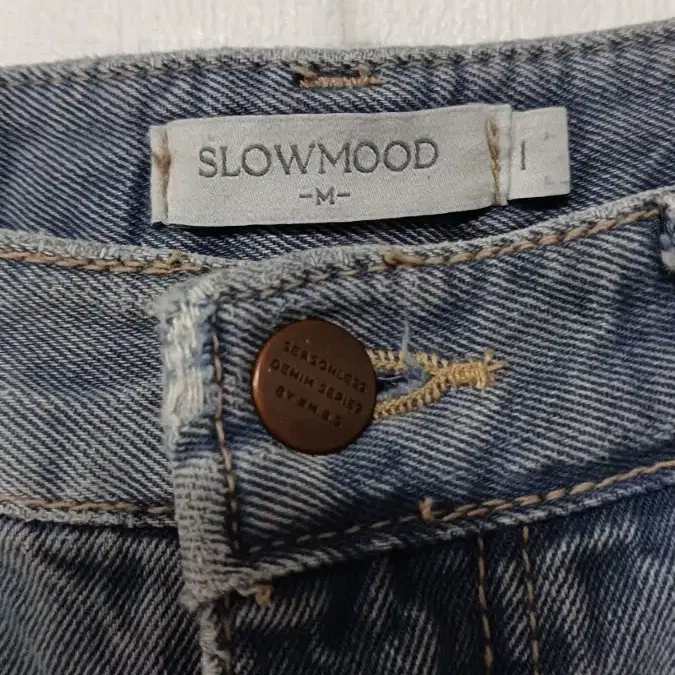 SLOWMOOE 일자청바지 (M)