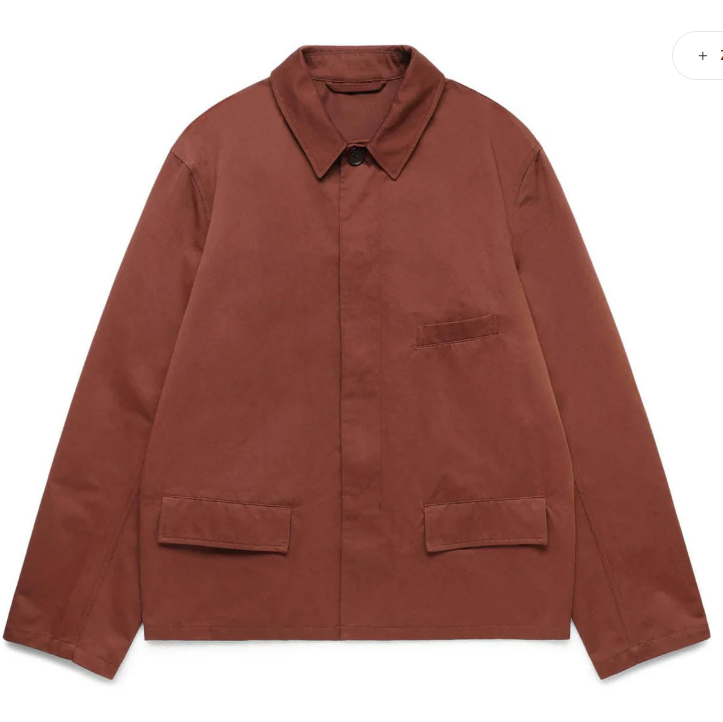 Lemaire Chocolate Work Jacket size 48