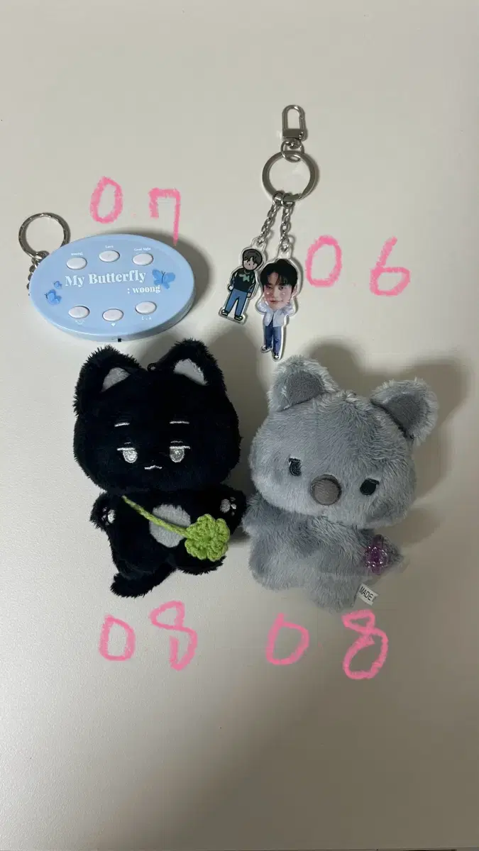 Kim Jiwoong Voice Keyring doll Keyring