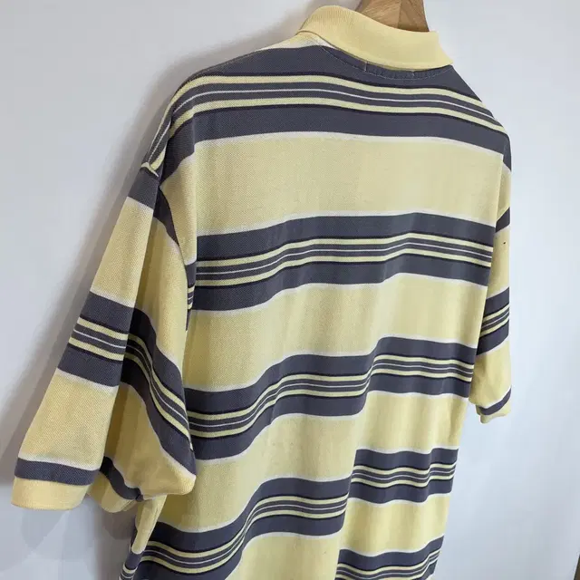 폴로랄프로렌 스트라이프(Yellow/Grey) PK 셔츠  / XL(10