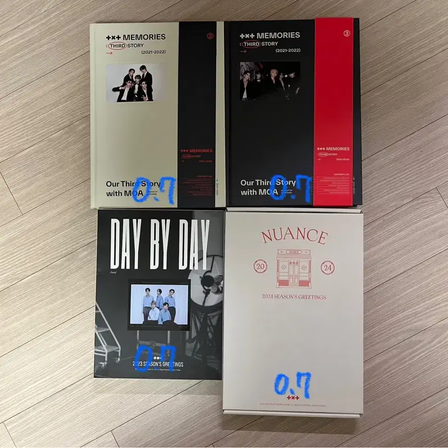 투바투 메모리즈 멤버십 키트 시즌그리팅 데코키트 DVD 양도