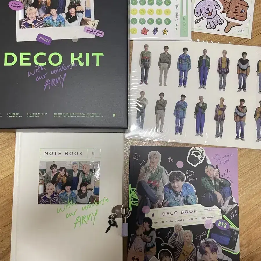 (급처분, 가격내림) 방탄소년단 데코키트 판매 bts deco kit