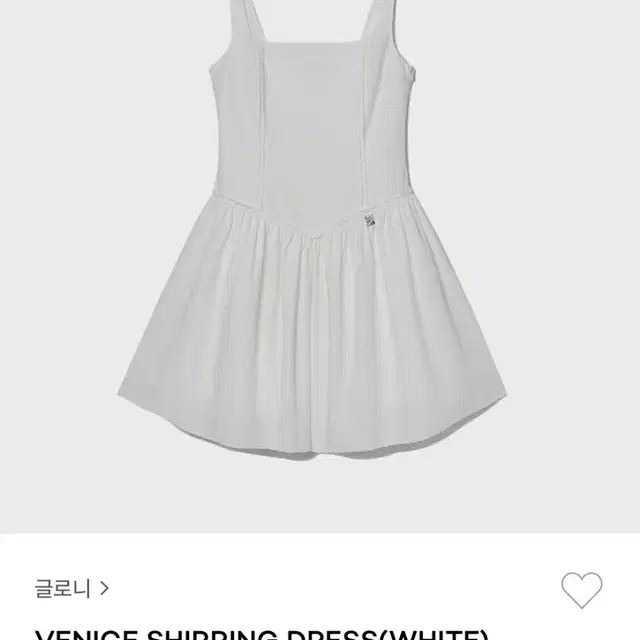 글로니 원피스 VENICE SHIRRING DRESS(WHITE) 베니스