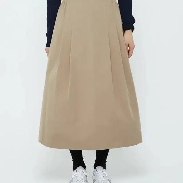 HESHE WONDER TOP STITCH WIDE SKIRT