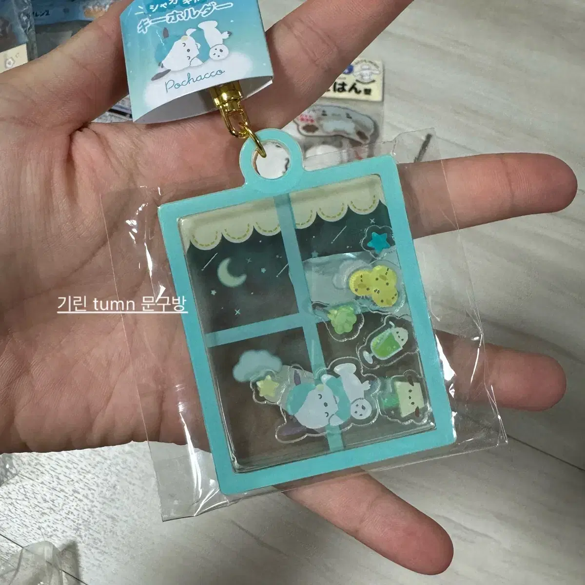 Sanrio Pochacco Window Shakashaka keyring (In stock 1)