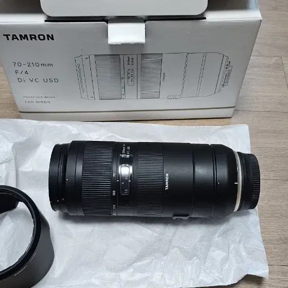 탐론 70-210mm F4 Di VC USD 니콘F마운트 팝니다.