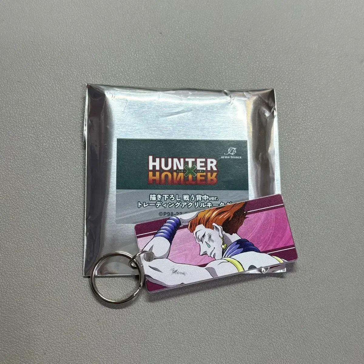 HunterHunter acrylic key holder keyring Hisoka