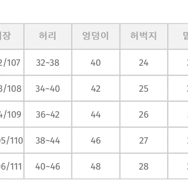 예쁜 바지 팔아요 (55~66)