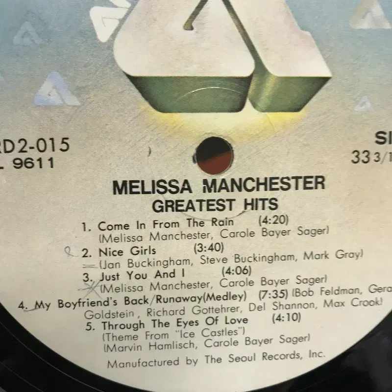 MELISSA MANCHESTER  LP / AA2487