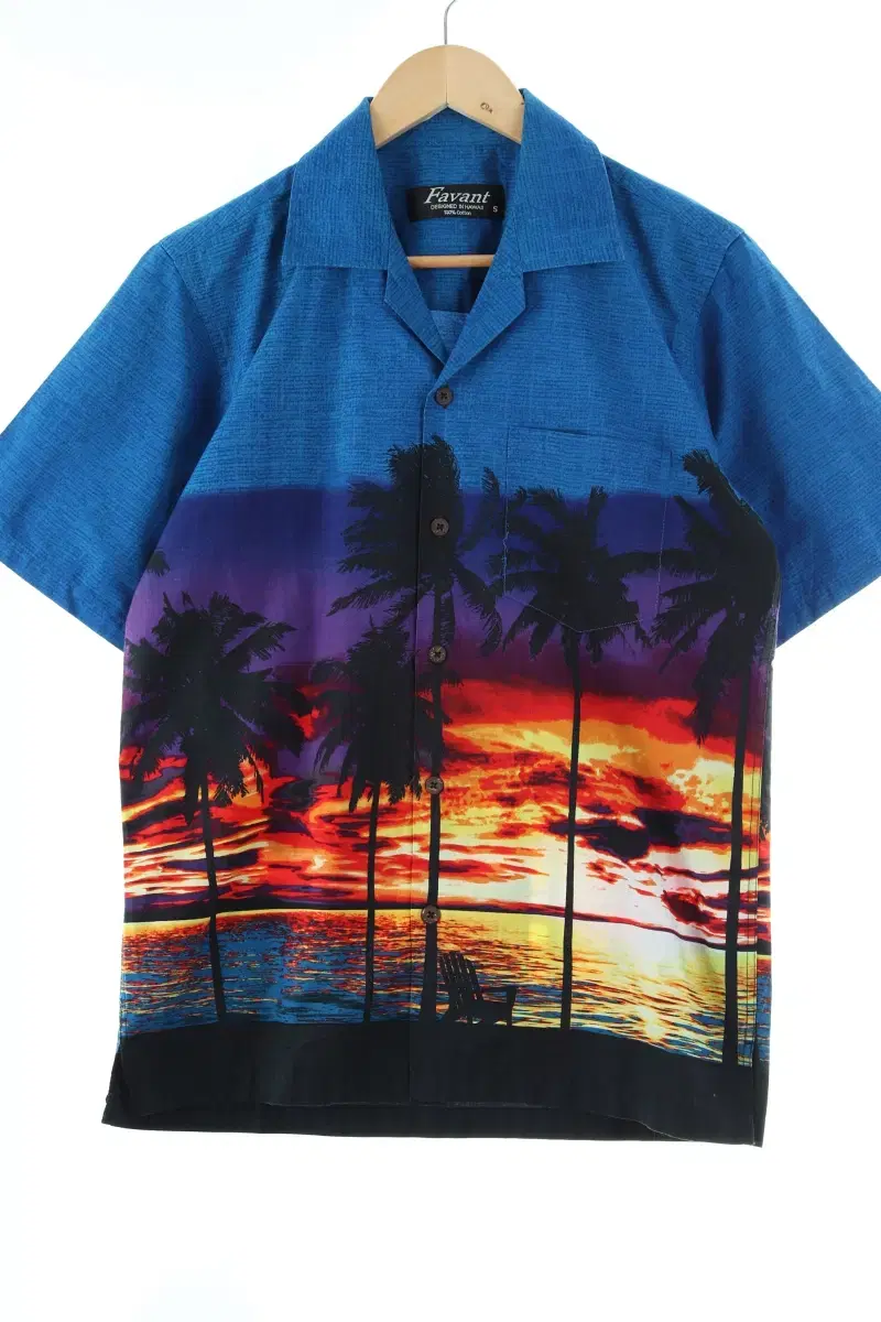 (S) BrandVintage Short Sleeve Shirt Southern Hawaiian Old School Design - DAFD