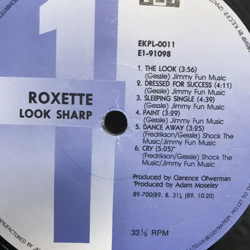 ROXETTE LOOK SHARP LP / AA2510