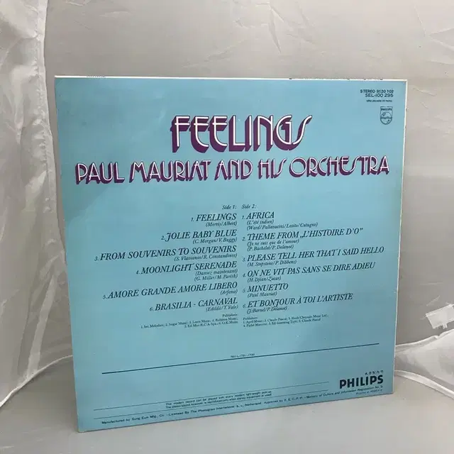 PAUL MAURIAT FEELINGS LP / AA2518