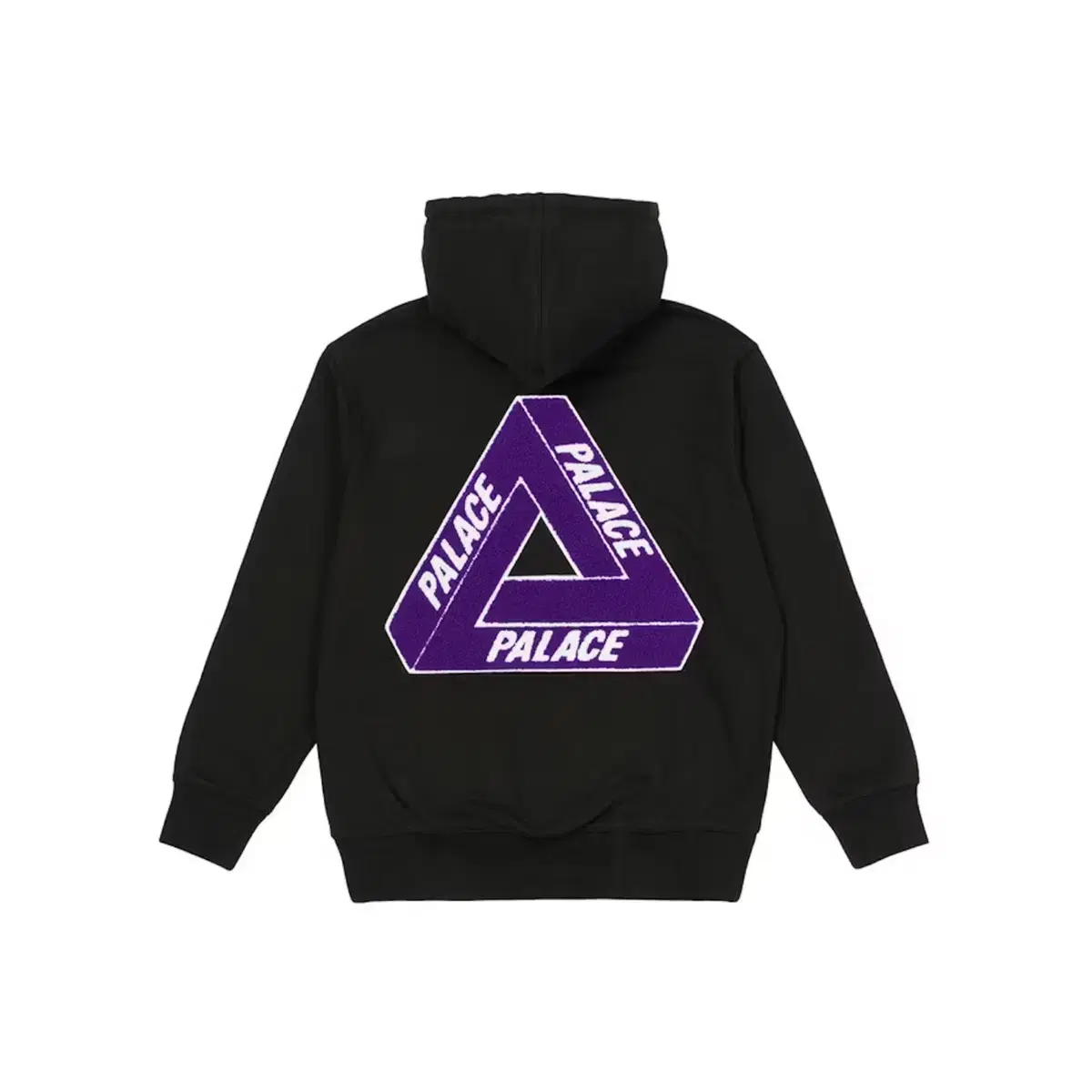 [M]Pallas Chenille Hoodie Black