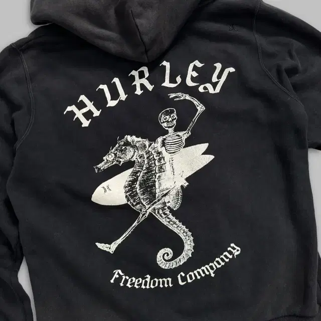 vintage hurley zip up hoodie