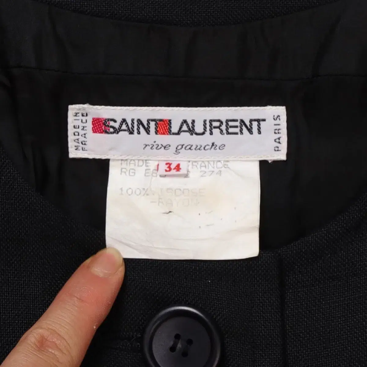 SAINT LAURENT Viscose Button One Piece