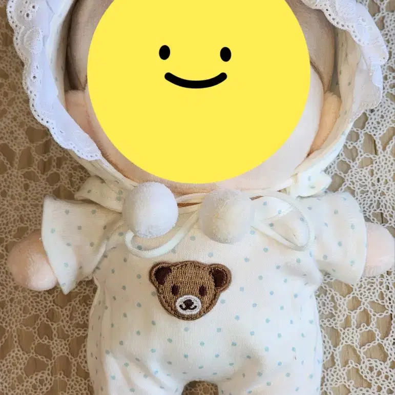 20cm 인형옷 20cm 잠옷세트 보넷모자,우주복,양말