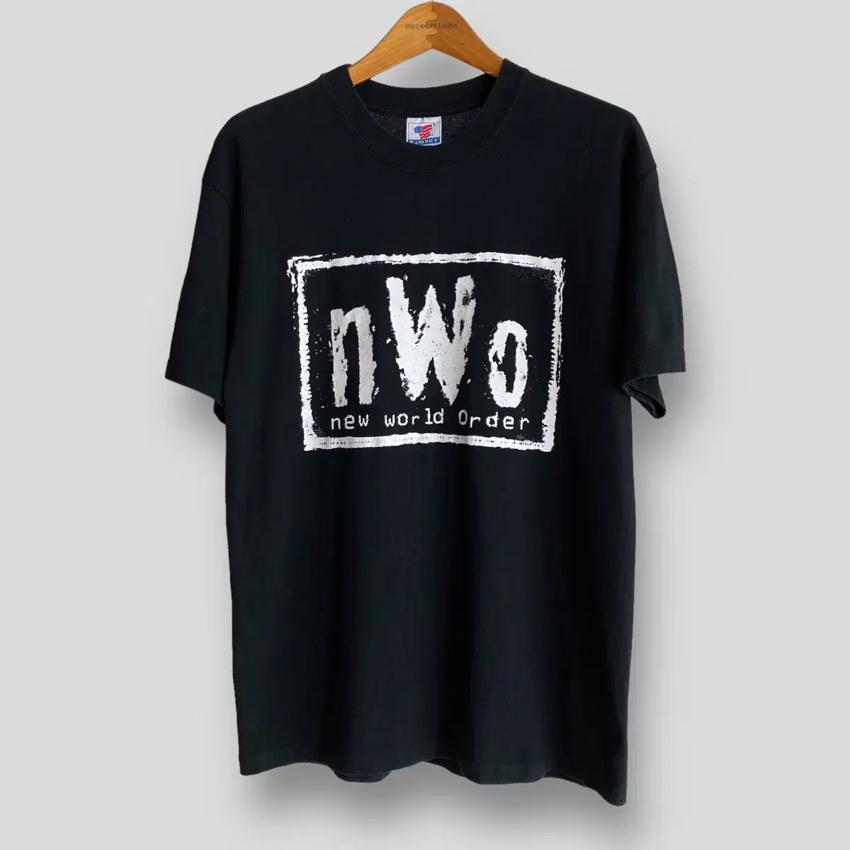 (L)90s wwe nwo 반팔티셔츠