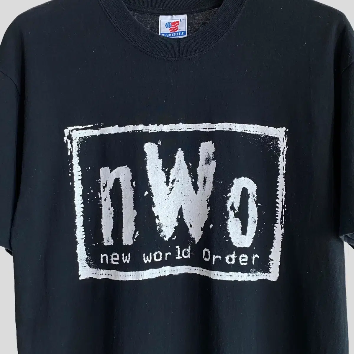 (L)90s wwe nwo 반팔티셔츠