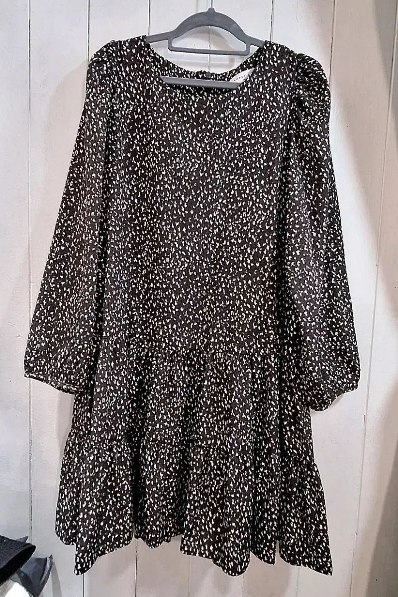 MINI ONEPIECE FRILL ONEPIECE LEOPARD ONEPIECE